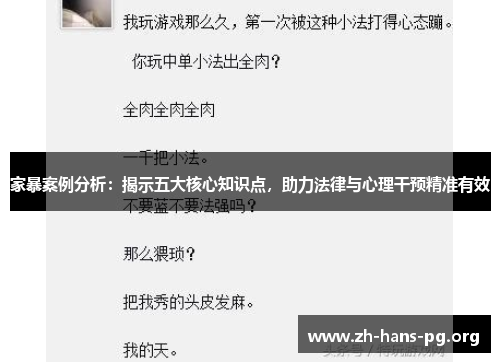 家暴案例分析:揭示五大核心知识点,助力法律与心理干预精准有效 家暴案例分析:揭示五大核心知识点,助力法律与心理干预精准有效